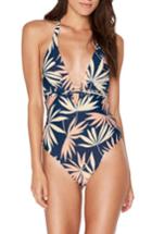 Women's L Space Pamela Palm Print One-piece Swimsuit
