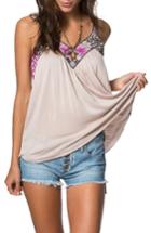 Women's O'neill Enzo Embroidered Tank - Pink