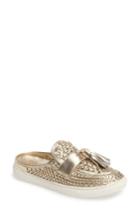 Women's Jslides Carissa Tassel Loafer Mule .5 M - Metallic