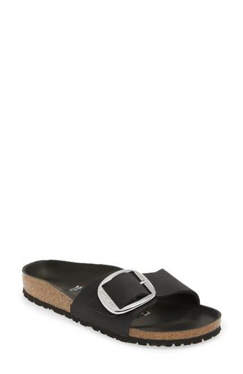 Women's Birkenstock Madrid Hex Slide Sandal -5.5us / 36eu D - Black
