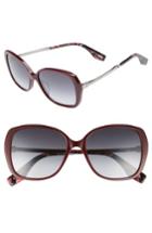 Women's Marc Jacobs 56mm Sunglasses - Ople/ Burgundy