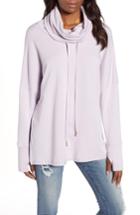Women's Caslon Off-duty Funnel Neck Sweatshirt - Purple