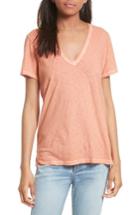 Women's Rag & Bone/jean Sublime Wash Cotton Tee, Size - Blue