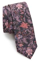 Men's Topman Clarke Floral Print Tie, Size - White