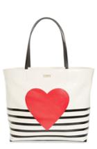 Kate Spade New York Yours Truly - Hallie Canvas Tote - White