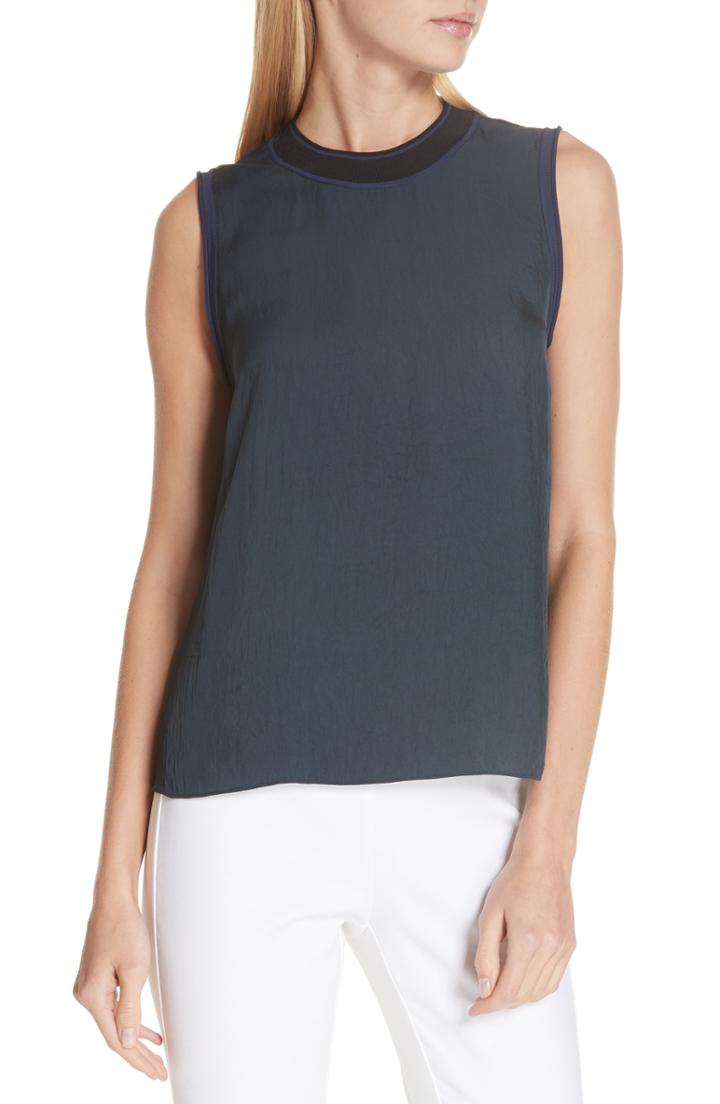 Women's Rag & Bone Nick Ringer Tank Top - Blue