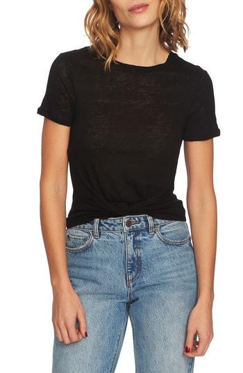 Women's 1.state Twist Front Tee, Size - Black
