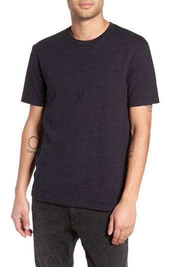 Men's Treasure & Bond Regular Fit Slub Knit T-shirt - Black