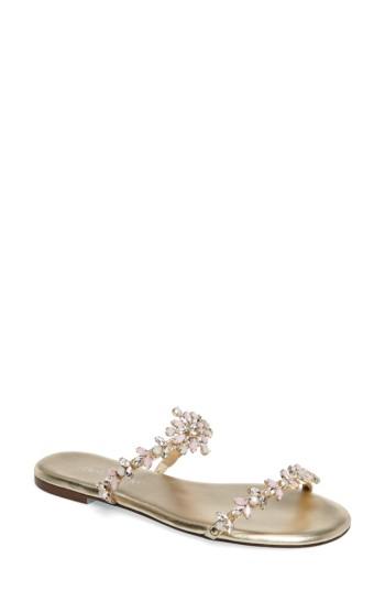Women's Bella Belle Jules Slide Sandal .5 M - Metallic