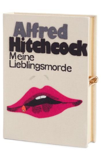 Olympia Le-tan Hitchcock - 'meine Lieblingsmorde' Book Clutch -