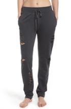 Women's Alo Ripped Sweatpants - Grey