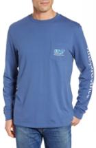 Men's Vineyard Vines Camo Tuna Pocket T-shirt - Blue