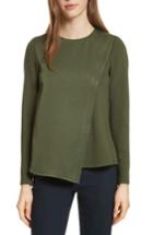 Women's Ted Baker London Asymmetrical Layer Top - Beige