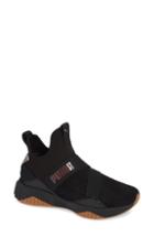 Women's Puma Defy Mid Luxe Sneaker M - Black