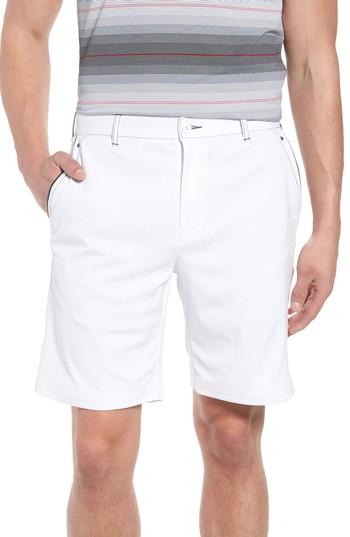 Men's Bobby Jones Trim Fit Tech Chino Shorts - White