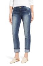 Women's Wit & Wisdom Flex-ellent Ripped Boyfriend Jeans - Blue