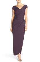 Women's Alex Evenings Embellished Jersey Column Gown