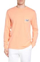 Men's Vineyard Vines Whaleline Graphic Long Sleeve T-shirt - Orange