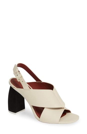 Women's Mercedes Castillo Hae Slingback Sandal M - Ivory