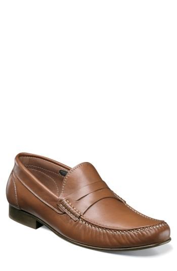 Men's Florsheim Boca Penny Loafer .5 D - Brown