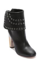 Women's Alexander Mcqueen Grommet Mid Bootie .5us / 36.5eu - Black