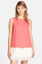 Women's Cupcakes And Cashmere 'kinney' Cutout Sleeveless Top