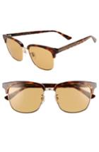 Men's Gucci 56mm Sunglasses - Havana/ Gold