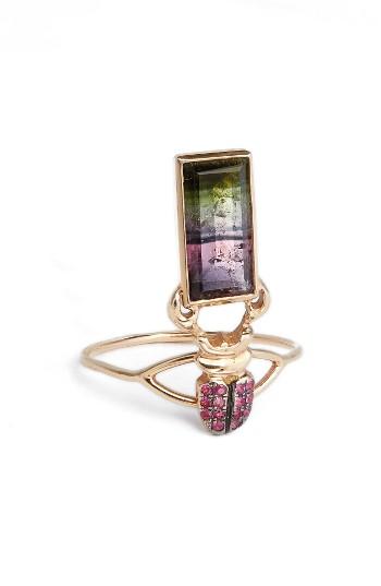 Women's Daniela Villegas Khepri Ruby & Watermelon Tourmaline Ring (nordstrom Exclusive)