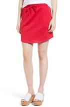 Women's Gibson X Living In Yellow Cassidy French Terry Skirt - Red