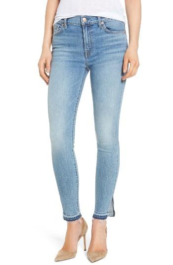Women's 7 For All Mankind High Waist Ankle Skinny Jeans - Blue