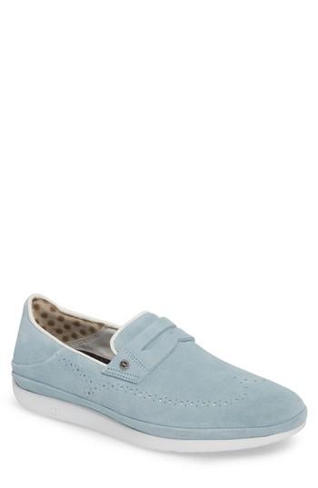 Men's Ugg Cali Collapsible Wingtip Penny Loafer .5 M - Blue