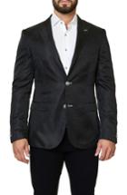 Men's Maceoo Jacquard Sport Coat (l) - Black