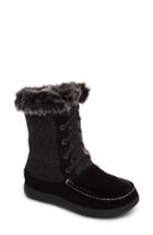Women's Woolrich Doe Creek Ii Faux Fur Trim Boot M - Black
