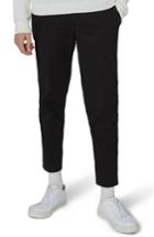 Men's Topman Twill Tapered Trousers X 32 - Black
