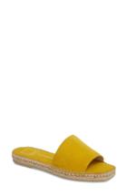 Women's Dolce Vita Bobbi Espadrille Slide Sandal M - Yellow