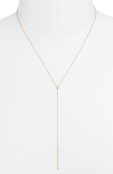 Women's Zoe Chicco Diamond Bezel Y-necklace