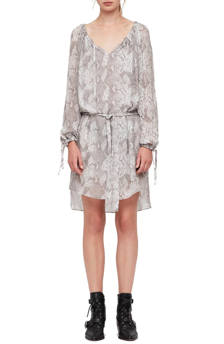Women's Allsaints Chesca Snake Dress