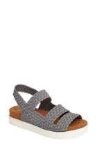 Women's Bernie Mev. 'crisp' Woven Platform Sandal Us / 40eu - Grey