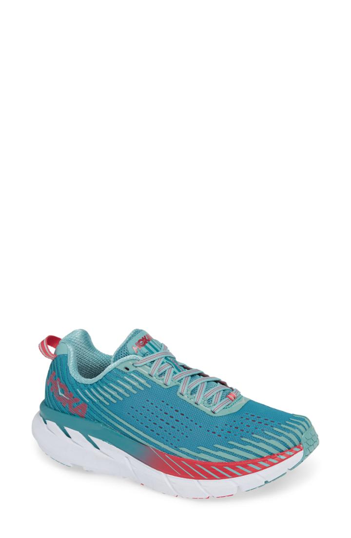 Women's Hoka One One Clifton 5 Running Shoe .5 M - Green