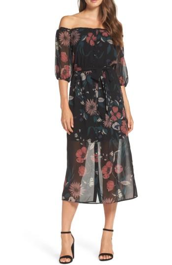 Women's Bardot Camilla Midi Dress - Black