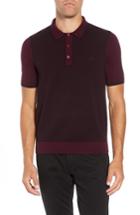 Men's Fred Perry Tipped Polo - Burgundy