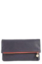 Clare V. Leather Foldover Clutch -