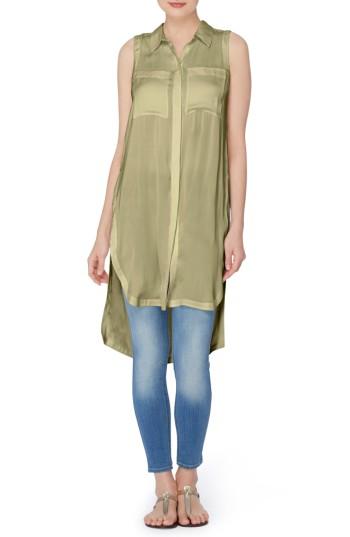 Women's Catherine Catherine Malandrino Sleeveless Tunic - Green