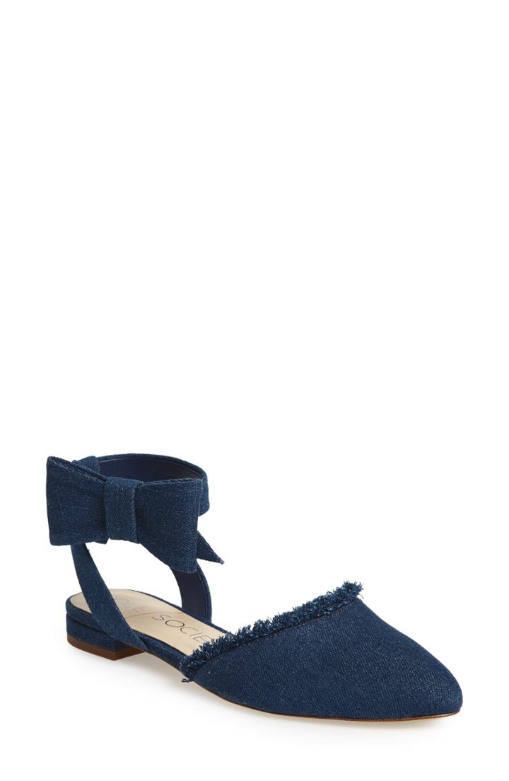 Women's Sole Society Pollie Flat .5 M - Blue