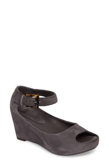 Women's Johnston & Murphy 'tricia' Ankle Strap Sandal M - Grey