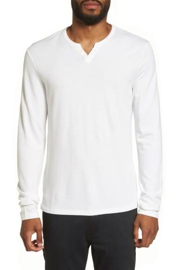 Men's Joe's Wintz Classic Henley, Size - White