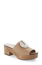 Women's Mercedes Castillo Kamilia Platform Sandal M - Beige