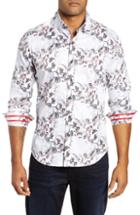 Men's Robert Graham Andale Tailored Fit Paisley Sport Shirt - Blue