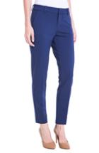 Petite Women's Liverpool Kelsey Knit Trousers P - Blue