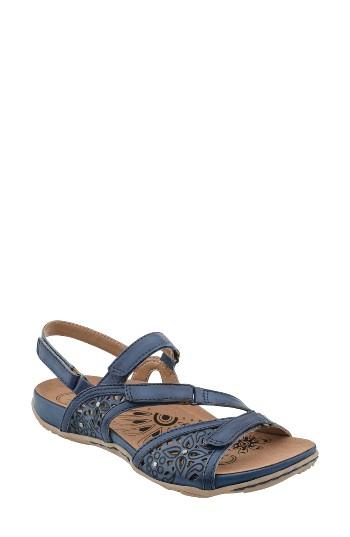 Women's Earth Maui Strappy Sandal M - Blue